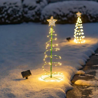 Navidad Halloween árbol decoración árbol Lawn luces LED luces solares