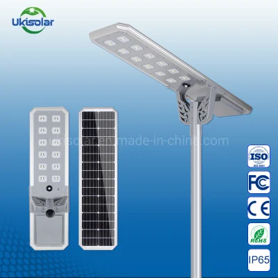Sensor de movimiento PIR Ukisolar Lamparas Solares Luz Solars Powered Lampara de pared LED de iluminación del paisaje al aire libre Inicio Jardín de Luz Solar de 100W