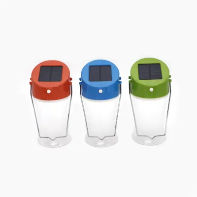 Home Use LED 500mAh lámpara solar Linterna de luz con asa