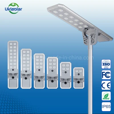 Sensor de movimiento PIR Ukisolar Lamparas Solares Luz Solars Powered Lampara de pared LED de iluminación del paisaje al aire libre Inicio Jardín de Luz Solar de 100W