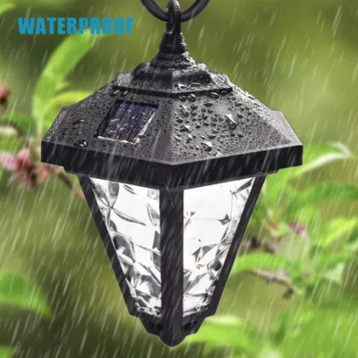 Luces solares de jardín Linternas de energía solar China fábrica cabeza hexagonal Para exteriores