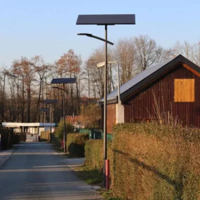 Acero galvanizado/aluminio 3m/4m/5m/6m/7m/8m/9m/10m/11m/12m Jardín solar tubular/Octógono/Iluminación de calles/Poste de lámpara con fábrica Precio