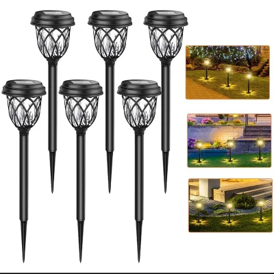 Luces de jardín de LED impermeables para decoración de camino de suelo de césped LED Luz solar
