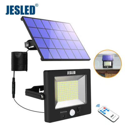 2023 Nuevo 120 LED Lámpara Solar 5 modos Indoor Wireless Outdoor la iluminación solar todo en uno de proyectores de luz solar para jardín garaje