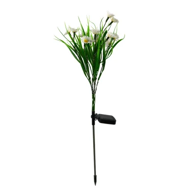 Flor de Luz LED Daisy juego recargable la energía solar para Patio al Aire Libre Sendero porche Jardín Wyz16591