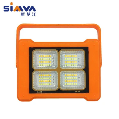 Venta en caliente LED Trabajo Luz solar Colgante recargable Camping emergencia Lámpara solar para falla de energía Luz de emergencia Reparación de automóviles