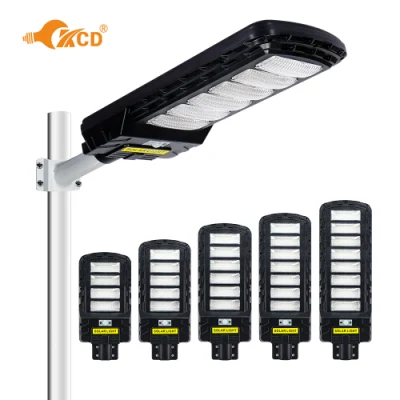 Impermeable IP65 Backyard Precio mayorista 50W 100W 200W 300W 400W Jardín Solar lámpara de calle Seguridad luces de inundación lámpara de pared todos En una Luz Solar LED Street