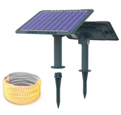 Yaye fábrica Precio 50W/100W/200W impermeable al aire libre IP65 RGB/Individual Color Solar LED Strip Jardín Navidad paisaje paisaje de Navidad Luz decorativa 10000PCS Stock