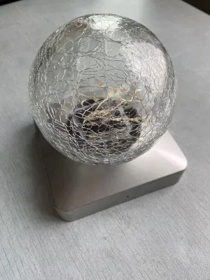 Lámpara de luz de jardín de casquillo de poste de cercado solar para exteriores