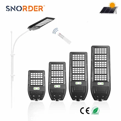 OEM/ Mayoristas todo en uno integrado Luz de calle Energía Solar LED exterior Iluminación 50W 100W 150W 200W Street Light