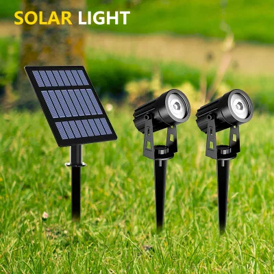 IP65 Tierra al aire libre impermeable Auto encendido/apagado Solar paisaje Spotlights pared Luces para la entrada al jardín porche Walkway Piscina