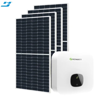 Portátil en Grid 5kw 10KW 20kW PV Iluminación de Casa Solar Sistema de alimentación de panel con Knits