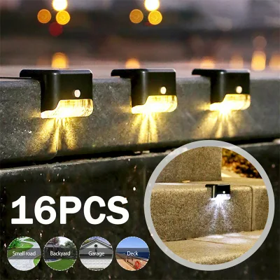 Luces LED solares de Jardín de luz exterior impermeable IP65 Paso Solar Cubierta Solar lámpara de luz solar de decoración iluminación del jardín del patio