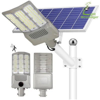 Gran Área de Luminarias exterior Waterproof Control remoto sensor pared de jardín Energía de la batería de la carretera Panel Solar Iluminación LED mejor Calle Solar Lámpara de luz con poste
