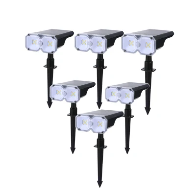 2023new sensor de movimiento al aire libre resistente al agua Solar LED Spike Garden Lawn Destacado