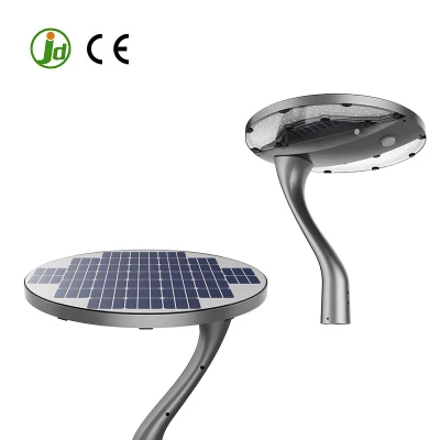 JD IP66 moderno estilo Fabricante todo en un polo Luz Luz solar de jardín exterior impermeable Post Top lámpara LED
