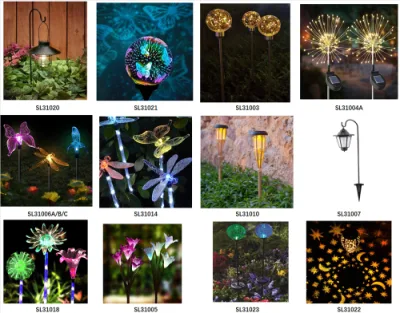 Solar jardín al aire libre colibrí Juego de cambio de color Solar luz