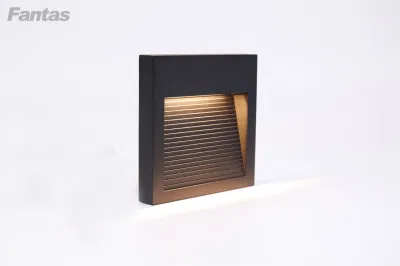 6W pulgadas Iluminación de escalón exterior 5 Luz de escalera de paisaje con Cuerpo de lámpara de aluminio IP65