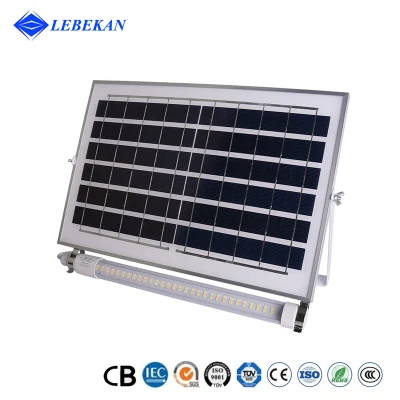 Para Casa fuera de la pared Skylight impermeable T8 80W 100W 150W Sensor de control remoto exterior luces de tubo LED de energía solar