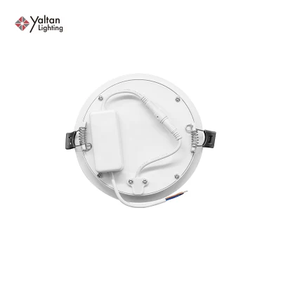 Ronda de la plaza de aluminio de la luz del panel de techo LED 6W-25W luz del panel LED Slim
