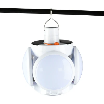 Venta en caliente interfaz USB de alta calidad Solar portátil Luz exterior Luz de fútbol recargable resistente al agua