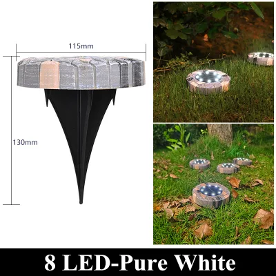 Comercio al por mayor productos solares paisaje de la luz de la calle astillero enterrados bajo tierra de las luces de iluminación LED