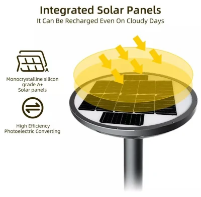 Ahorro de energía exterior impermeable del paisaje del Parque OVNI Jardín de luz LED de Energía Solar