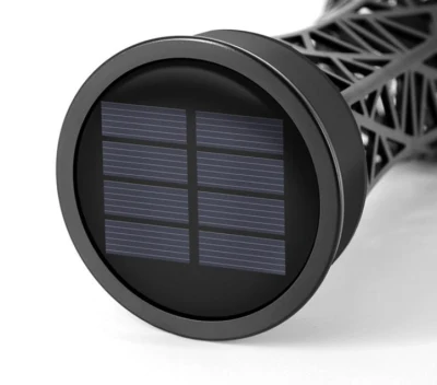 Venta caliente impermeable exterior Jardín de iluminación con sensor paisaje impermeable Lámpara de Jardín Solar Panel LED Garden Light