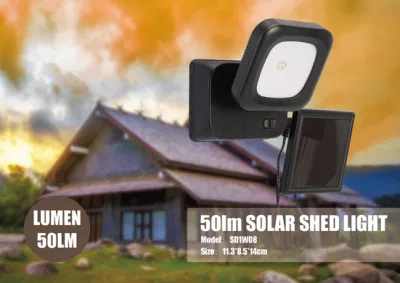 50LM Luz de cobertizo solar montada en pared