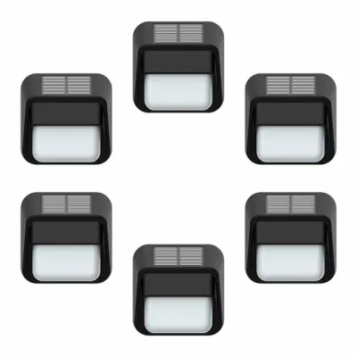 IP65 Casa al aire libre Waterproof Fence Deck Garden Lamp LED Solar Aplique