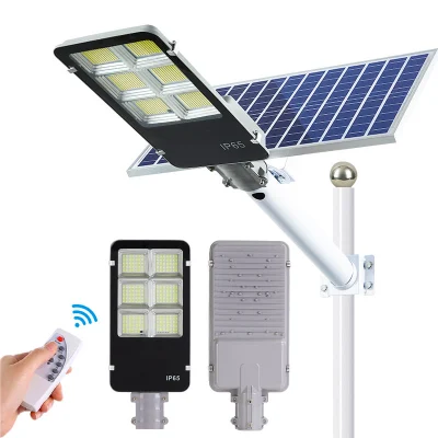 Zhongshan Lighting IP65 Impermeable 20W 30W 60W 90W 150W 400W Luces Solares LED Integradas Todo en Uno para Lámpara de Calle en Pequeñas Ciudades.