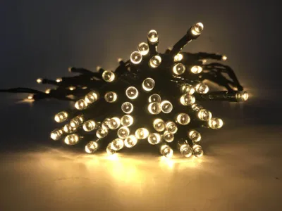 Las luces de la cadena de Energía Solar de la iluminación exterior resistente al agua de las luces de cuento de Navidad Árbol de Navidad casas de jardín