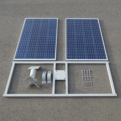 Dividir el más brillante en el exterior de aluminio resistente al agua IP65 polo 8M 60W de Energía Solar de la luz de la calle con armas de doble
