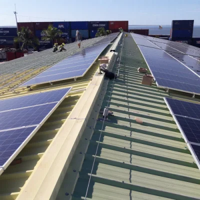 Sistema de montaje de techo solar Panel solar de 8kw alimentación del sistema de encendido y apagado del sistema de cuadrícula de 10kw
