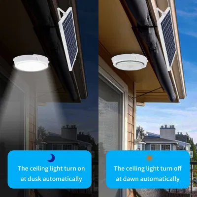 Super luminoso y moderno al aire libre Cubierta Solar LED 100W Lámpara de techo