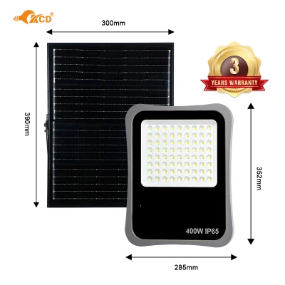 Seguridad de control remoto portátil a prueba de explosión SMD 12V alto Calidad FLOOBlight China 50W 100W 200W 300W 400W 500W Solar Luz de inundación