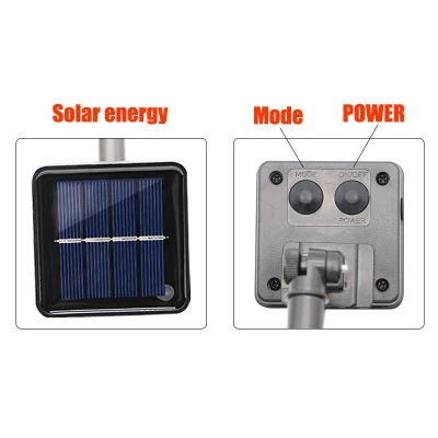 10m 100 luces LED de Navidad de hadas Luz LED solar de cuerda Al aire libre