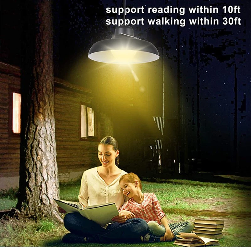 Factory New Design Work LED Shed Light Pendant for Camping Yard Solar Garden Lamp Solar Light