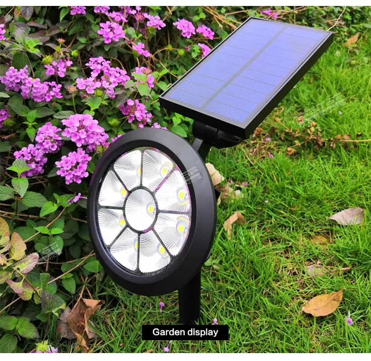 Alltop IP65 Waterproof Adjustable RGB Outdoor Garden Lawn Landscape Path LED Solar Spot Light