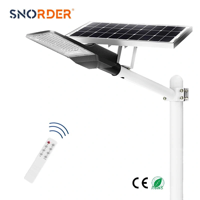 OEM / Wholesales High Brightness 6500K 300W Split LED Solar Lighting 30ah 30W Solar Panel LED Street Light with CE RoHS