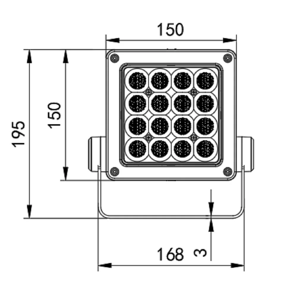 Spotlight Garden Light 18W Solar Outdoor Hanging LED Flood Light