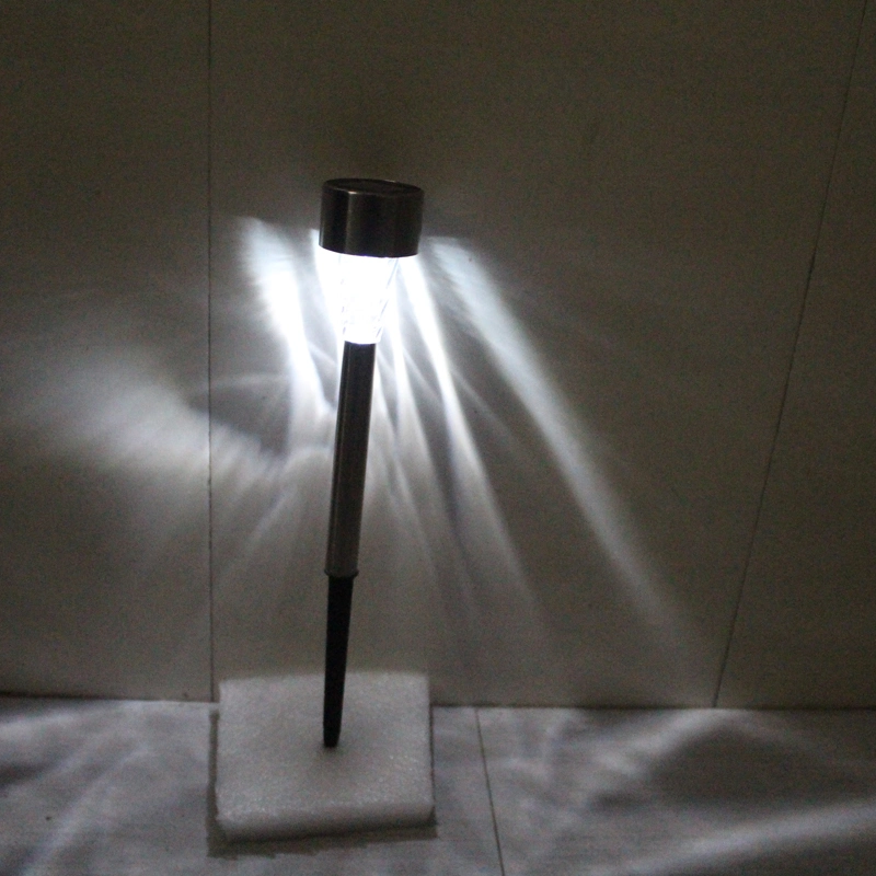 Solar Stainless Steel LED Garden Stake Light