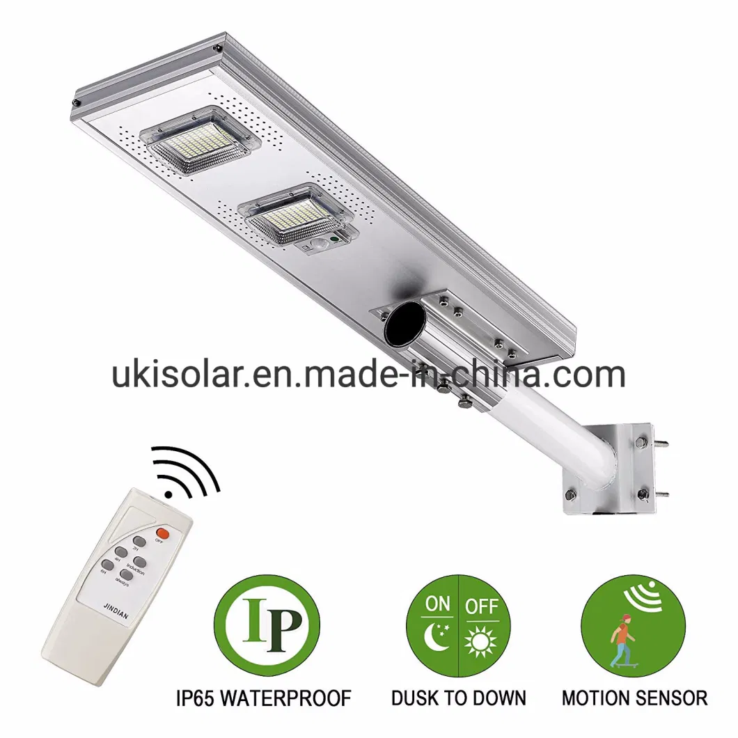 Ukisolar High Power Outdoor Waterproof Motion Sensor All in One LED Module Small Garden Solar Street Light