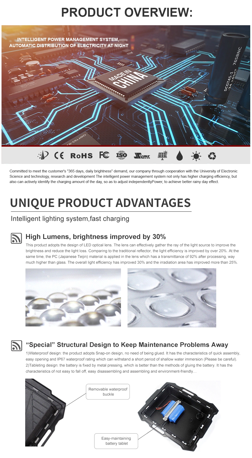 ISO9001 Manufactory Popular Items Solar Powered Security Flood Lights