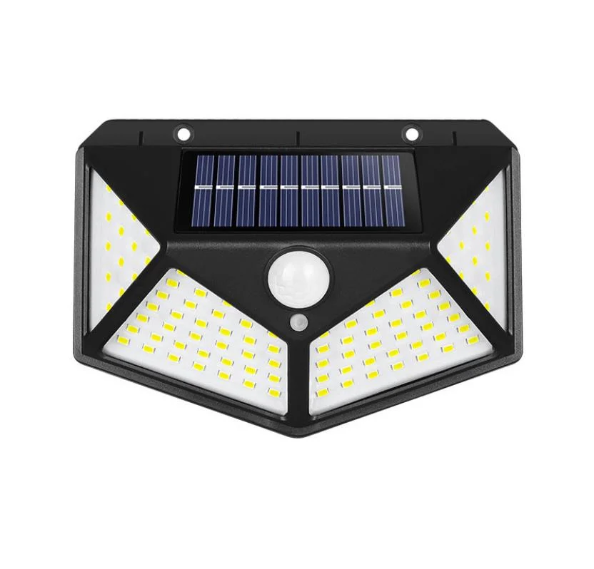 100 LEDs Garden Wall Landscape Motion Sensor Security Solar Light
