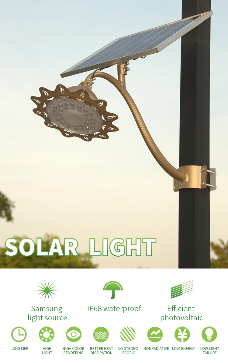 LED Motion Sensor Solar Wall Light Solar Powered Lantern Shape Security Light