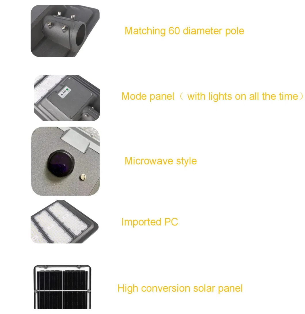 Outdoor Solar Energy Integrated All in One Lamp Integrated LED Street Light