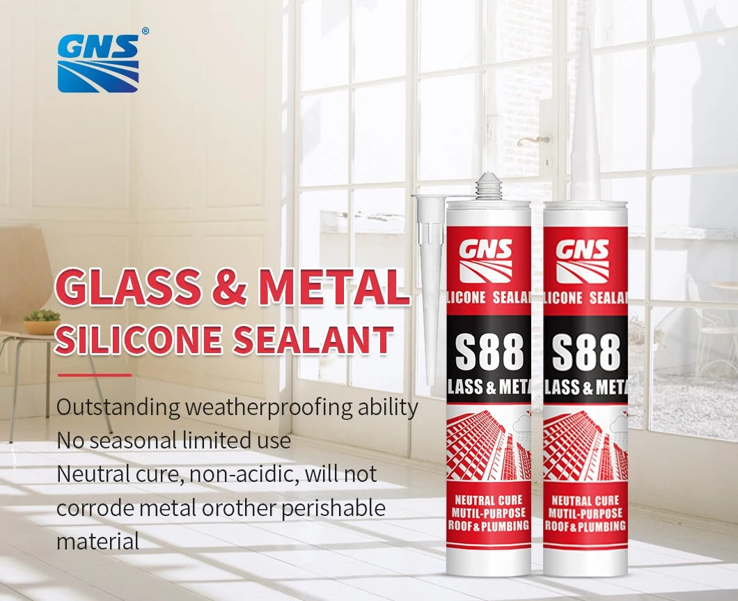 Hot Sale Medium Quality Neutral Glass and Metal Silicone Sealant for Windows