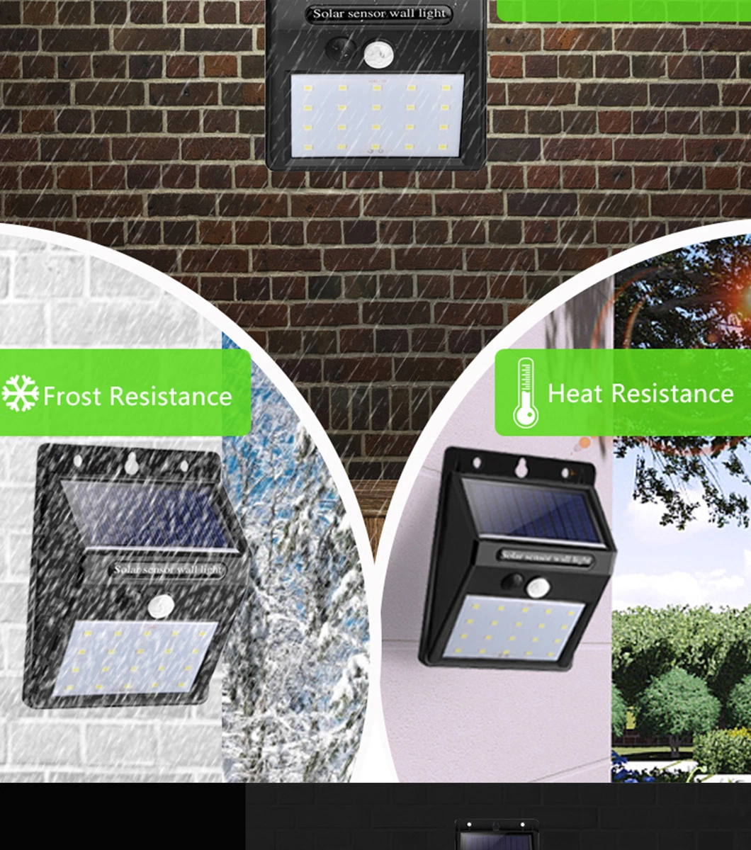 Brightest Outdoor Solar Lights with Intelligent PIR Motion Sensor