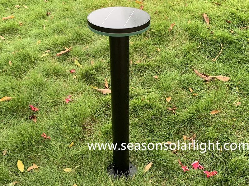 High Power Solar Charge Controller CE Outdoor Bollard Solar LED Garden Light with 5W Solar Panel &amp; LED Light